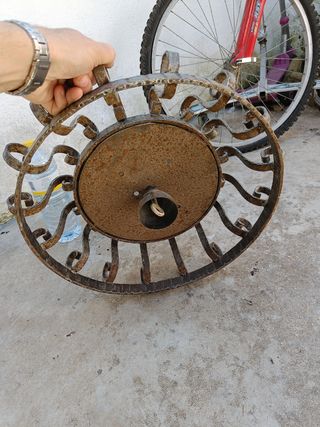 Lampara hierro forjado