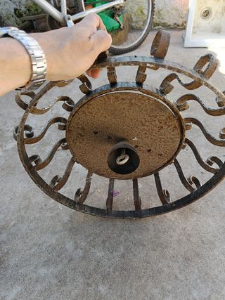 Lampara hierro forjado