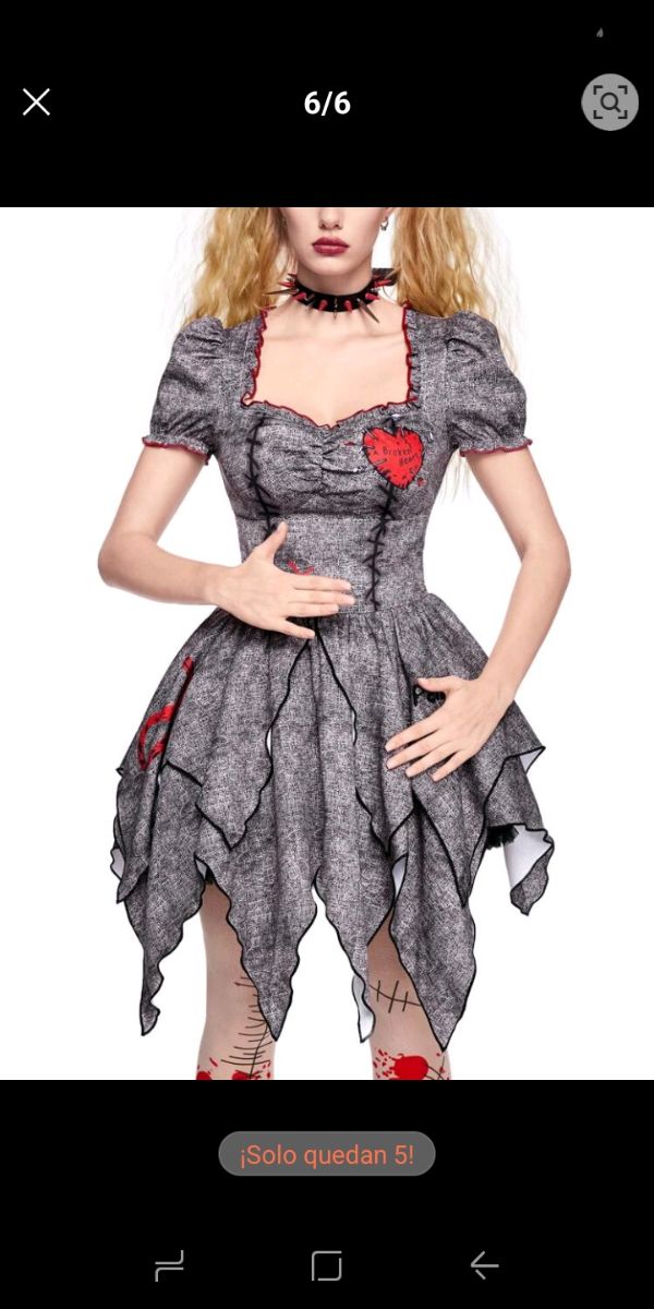 Disfraz vudú completo