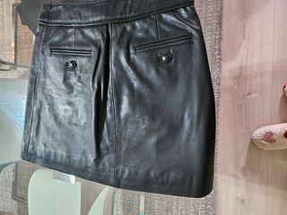 Falda negra Scalpers - Piel 100% nueva 