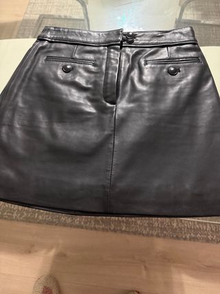 Falda negra Scalpers - Piel 100% nueva