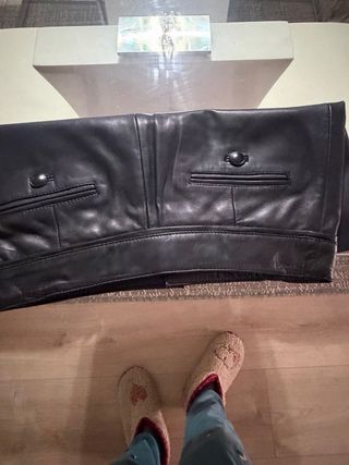 Falda negra Scalpers - Piel 100% nueva