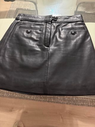 Falda negra Scalpers - Piel 100% nueva