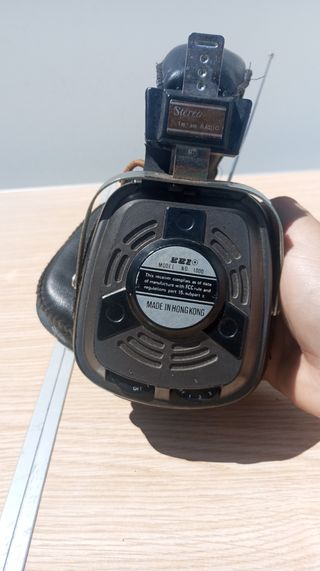 Auriculares radio vintage