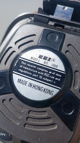 Auriculares radio vintage