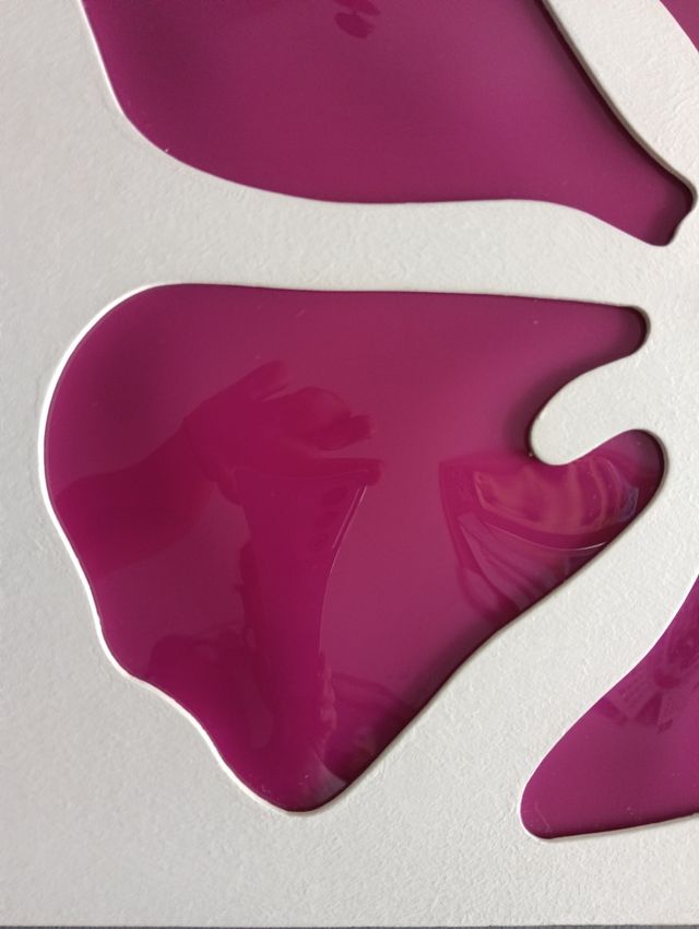 Cuadro 3D flores rosas. Valorado en 180 euros