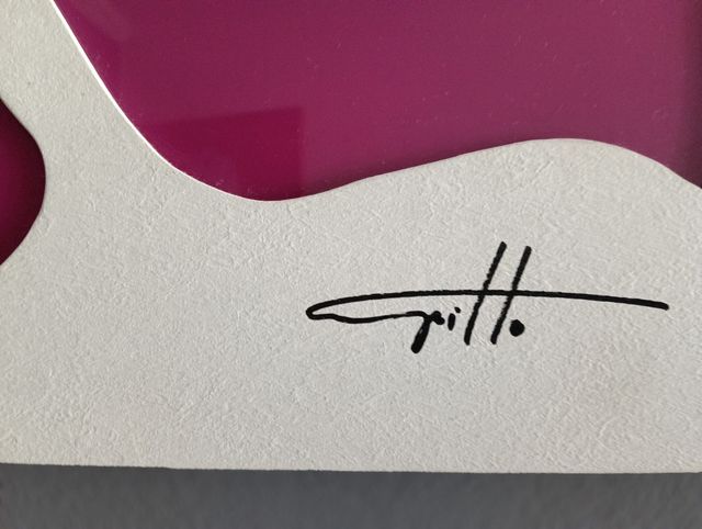 Cuadro 3D flores rosas. Valorado en 180 euros