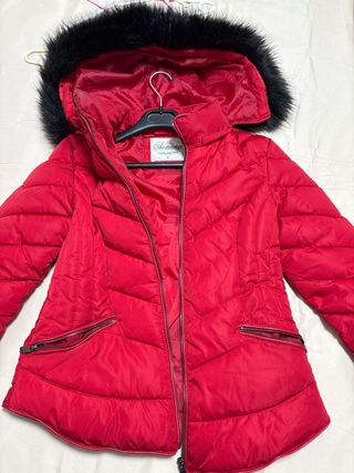 Abrigo Aomanxi rojo talla s