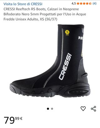 CRESSI Reeftech RS Boots, Calzari in Neoprene