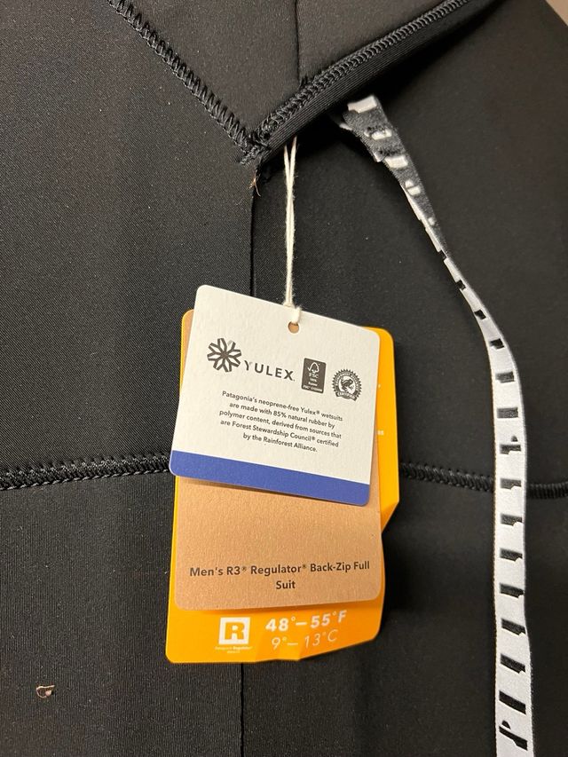 Neopreno Patagonia Men's R3 Yulex Regulator BackZip