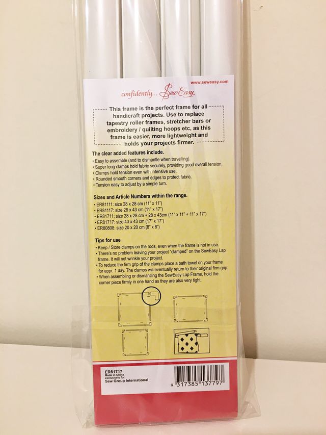 Bastidor tubular 43x43 cm