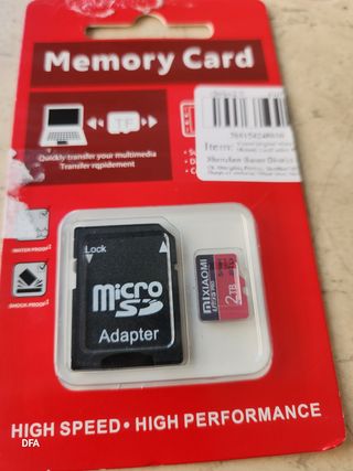 Micro sd 2 Terabits