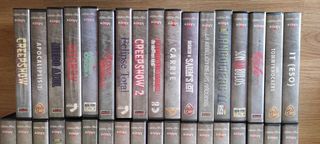 Colección películas vhs Stephen King 