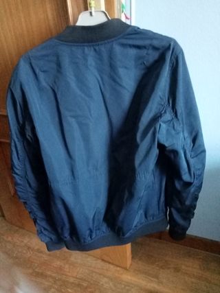 Cazadora Bomber chico Pull&Bear Azul - Talla M