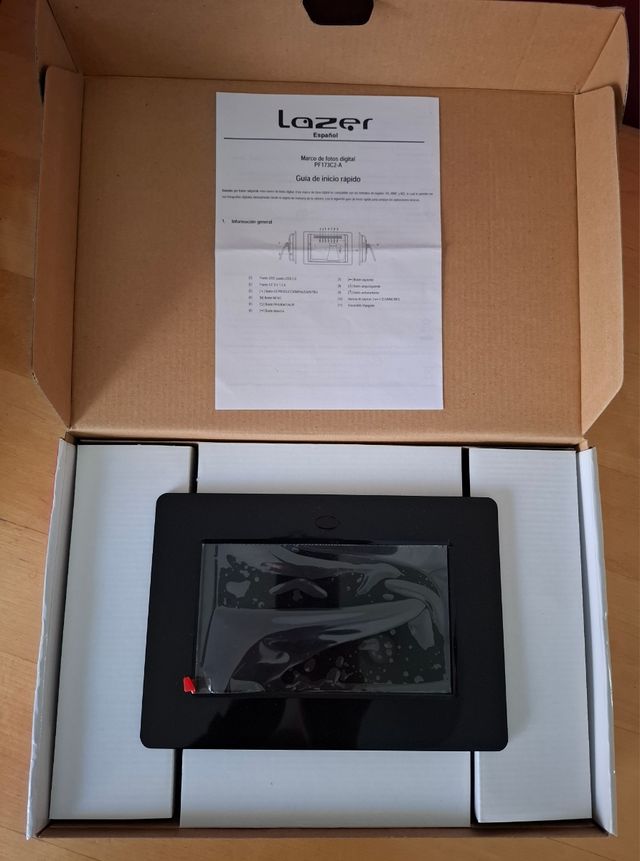 Marco digital Lazer fotos y vídeo