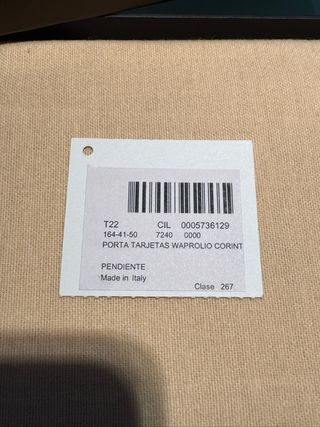 Porta Tarjetas Loewe Waprolio Corint