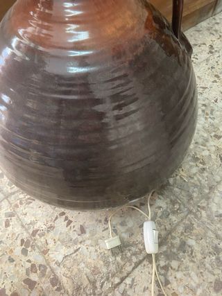 Lámpara jarrón muy antigua