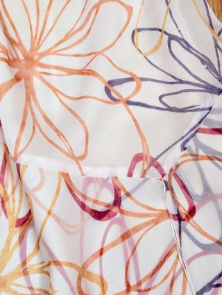 Vestido midi tirantes estampado floral