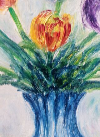 MAG BERT OLEO TELA  FLOREO 41X34
