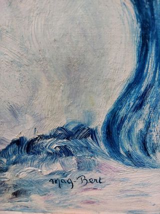 MAG BERT OLEO TELA  FLOREO 41X34