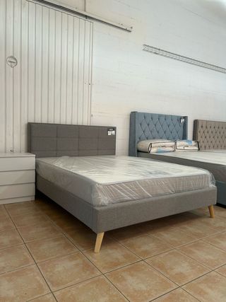 Cama Matrimonio 135x190 + CABECERO !