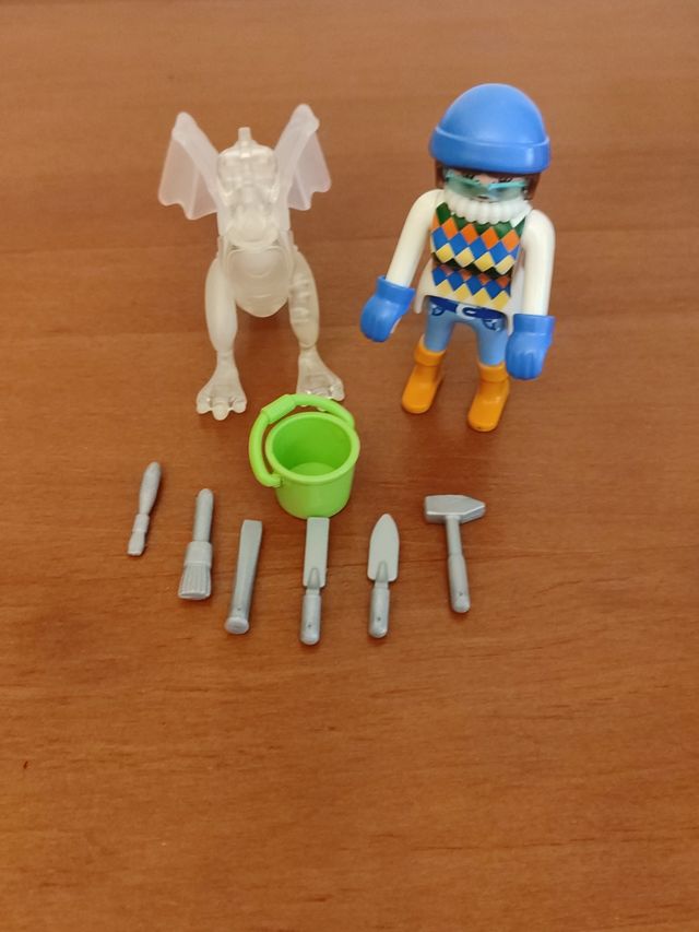 Playmobil escultora hielo.