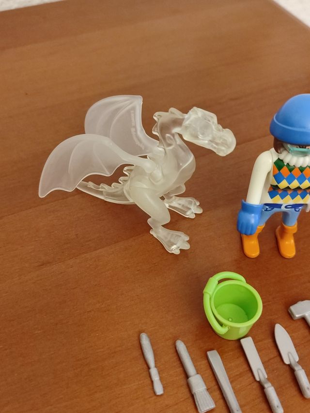 Playmobil escultora hielo.