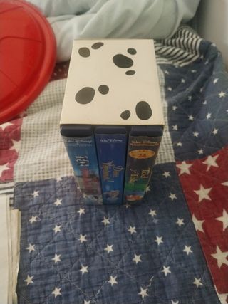 Pack VHS Disney: 101 Dálmatas, La Dama y el Vagabu
