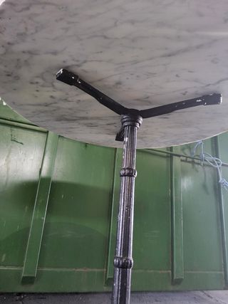 Mesa café vintage mármol 71ø x 72cm