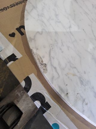 Mesa café vintage mármol 71ø x 72cm