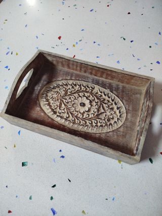 Portagioie artigianale in legno