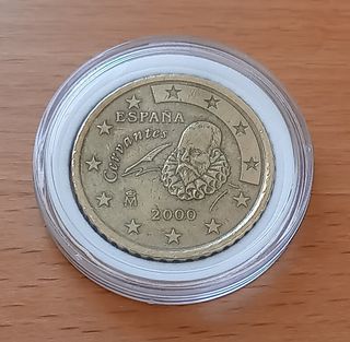 50 Céntimos de € España año 2000 Exceso Material