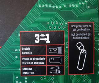 Soldador de gas 3en1 Parkside