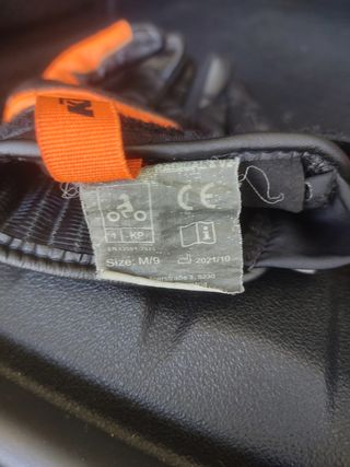 Guantes moto KTM cortos piel, talla M