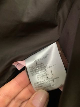 Giubbotto Moncler marrone