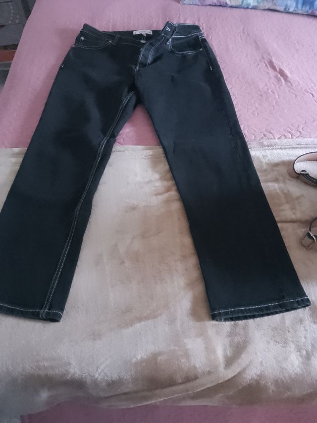 pantaloni in jeans neri