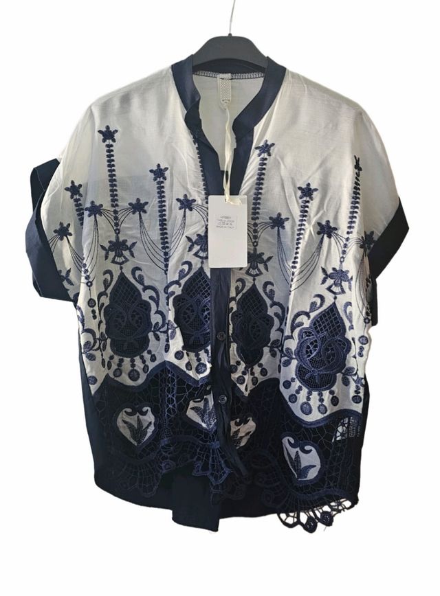 Conjunto dos piezas broderie