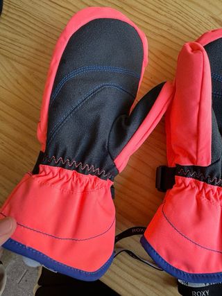 Guantes Roxy nieve rosa M