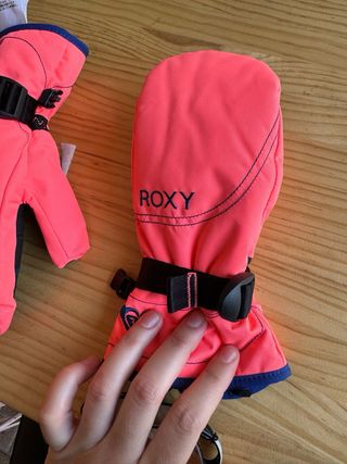 Guantes Roxy nieve rosa M