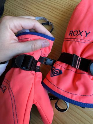 Guantes Roxy nieve rosa M