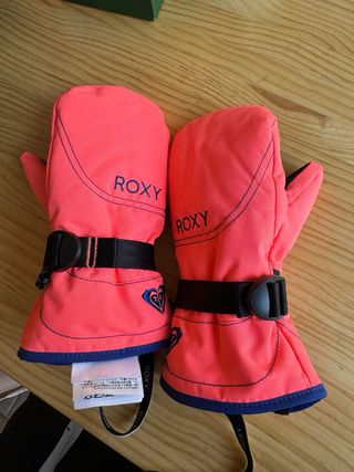 Guantes Roxy nieve rosa M