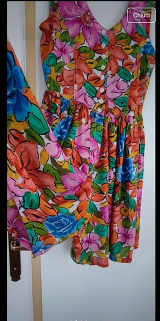 Vestito floreale vintage.
