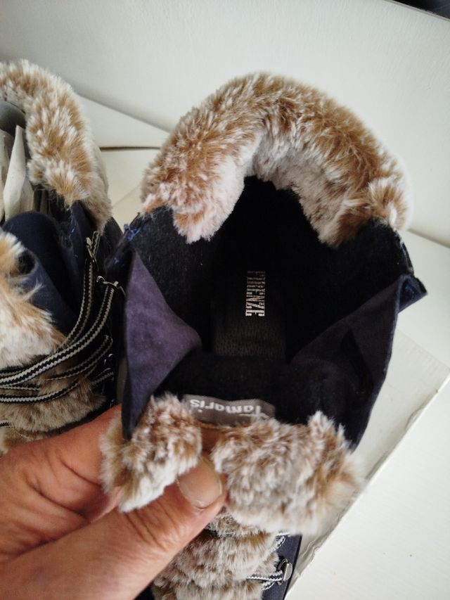 SCARPONCINO DONNA IN PELLE PELLICCIA 