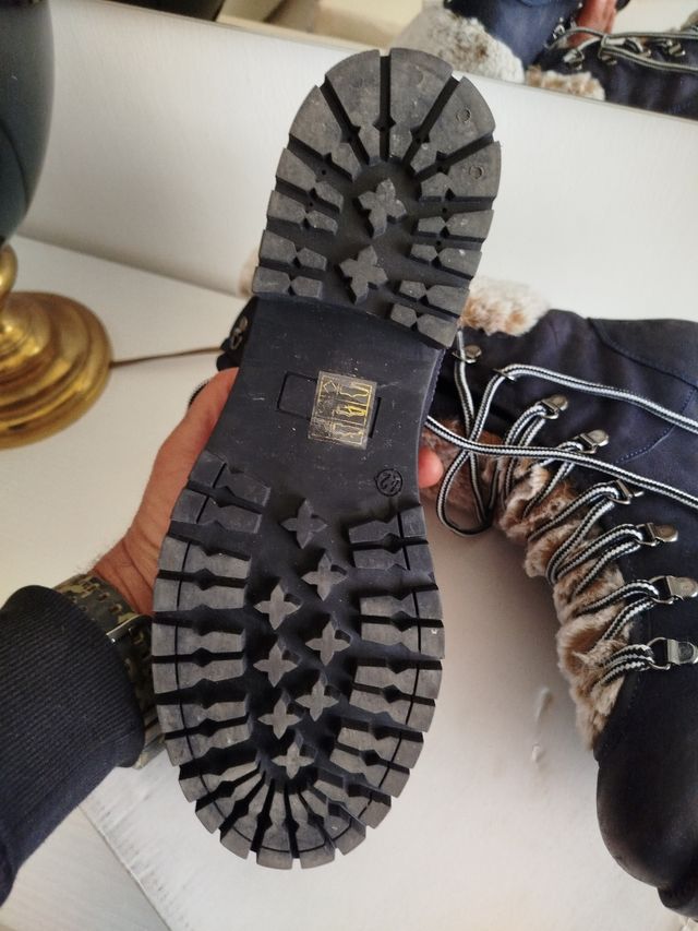 SCARPONCINO DONNA IN PELLE PELLICCIA 