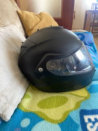 Casco moto HJC negro modular TALLA S