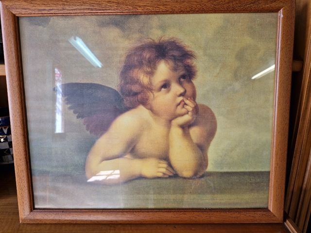 Cuadro ángel Rafael - Vintage