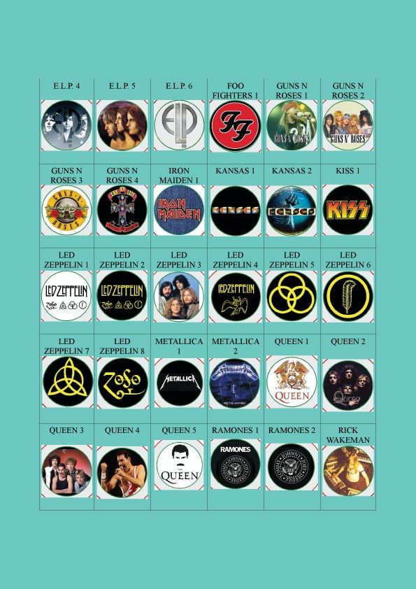 Chapas 25mm Queen lote de 5