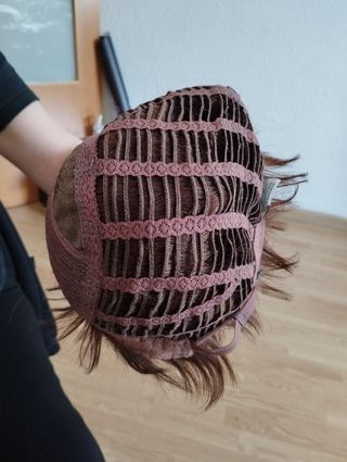 Peluca mujer marrón - Corta
