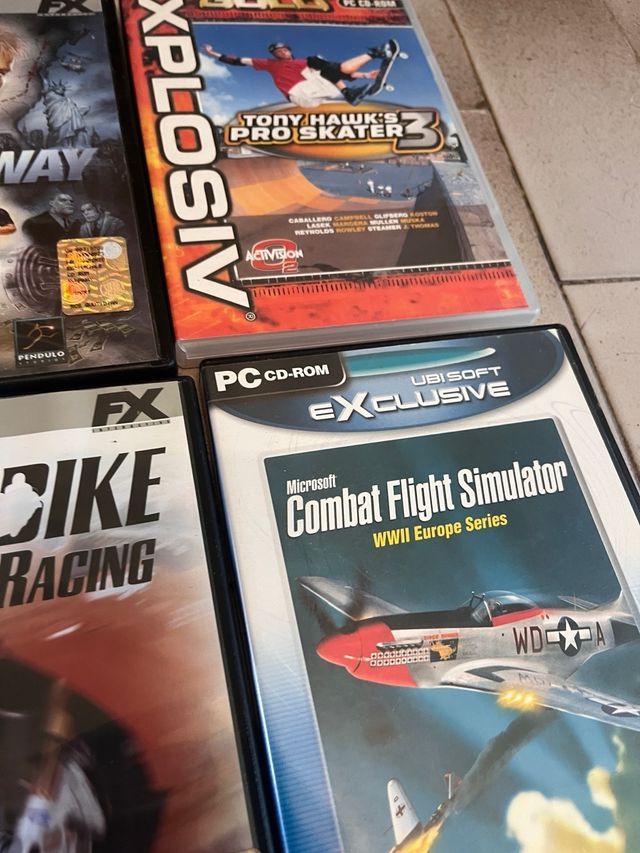 Set videogiochi pc computer game guerra war hawk