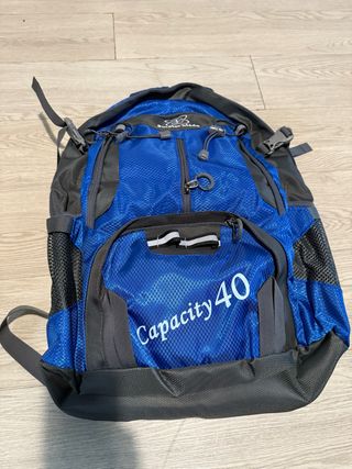 Mochila senderismo 40L azul